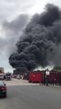 Firefighters are tackling a blaze at the Universal recycling centre in Mexborough