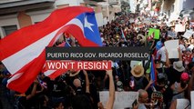 Puerto Rico Gov. Ricardo Rosello Won’t Resign