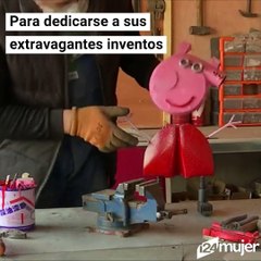 Abandonó su trabajo como soldador para dedicarse a sus extravagantes inventos