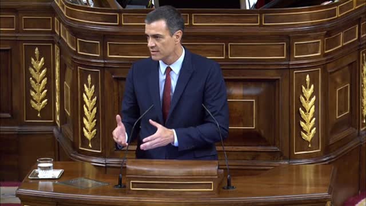 Sánchez: "Espero señor Rivera que levanten el cordón sanitario al PSOE y se lo pongan a la auténtica amenaza que es la ultraderecha"