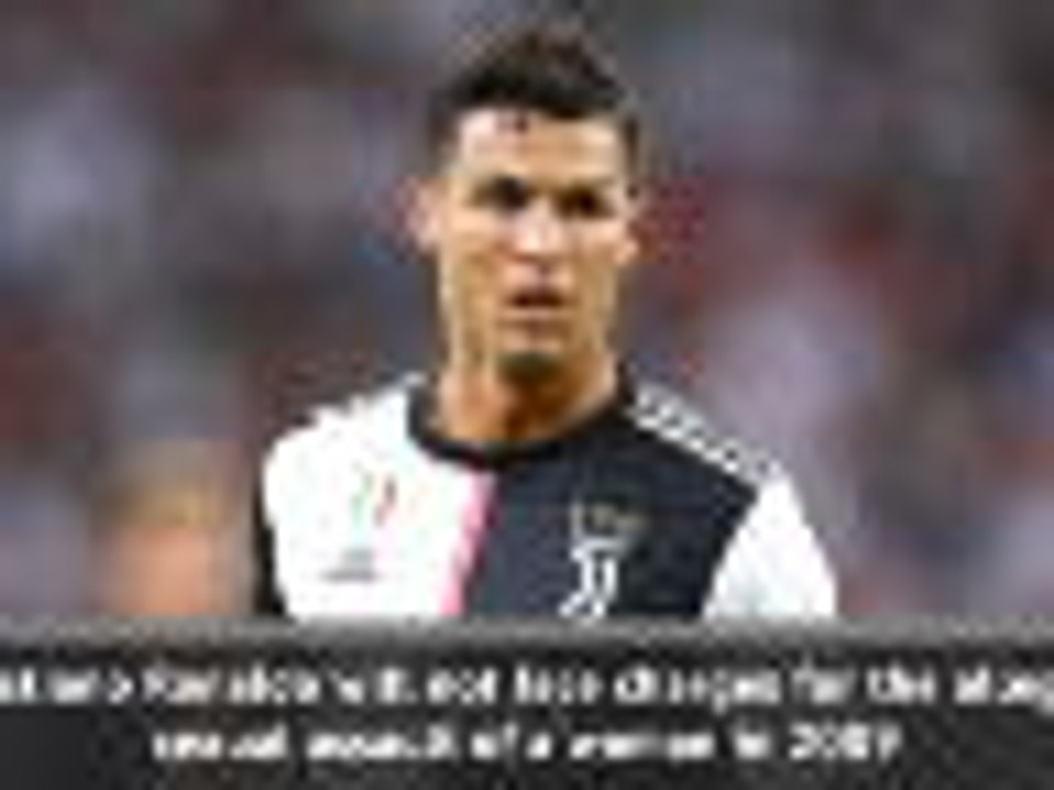BREAKING NEWS: Ronaldo to face no rape charges