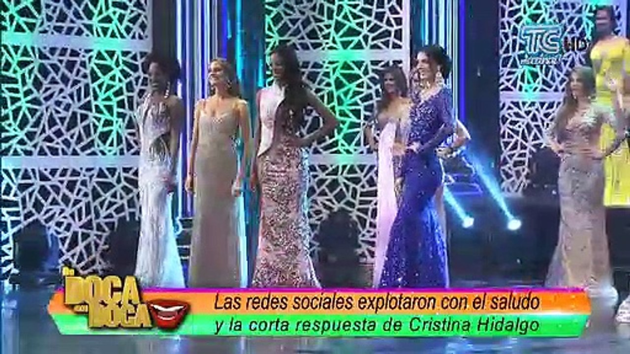 Las redes sociales explotaron con el saludos y la respuesta corta de Cristina Hidalgo