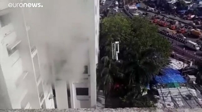 إنقاذ قرابة 60 شخصا كانوا محاصرين داخل مبنى حكومي شب به حريق في الهند