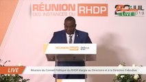 Communiqué final de la réunion du Conseil Politique du RHDP.