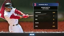 Mookie Betts Has Been Heating Up At The Plate Over His Last 21 ames