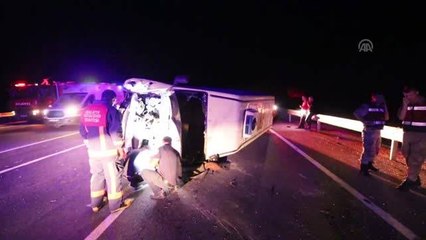 Malatya'da otomobille panelvan çarpıştı: 8 yaralı