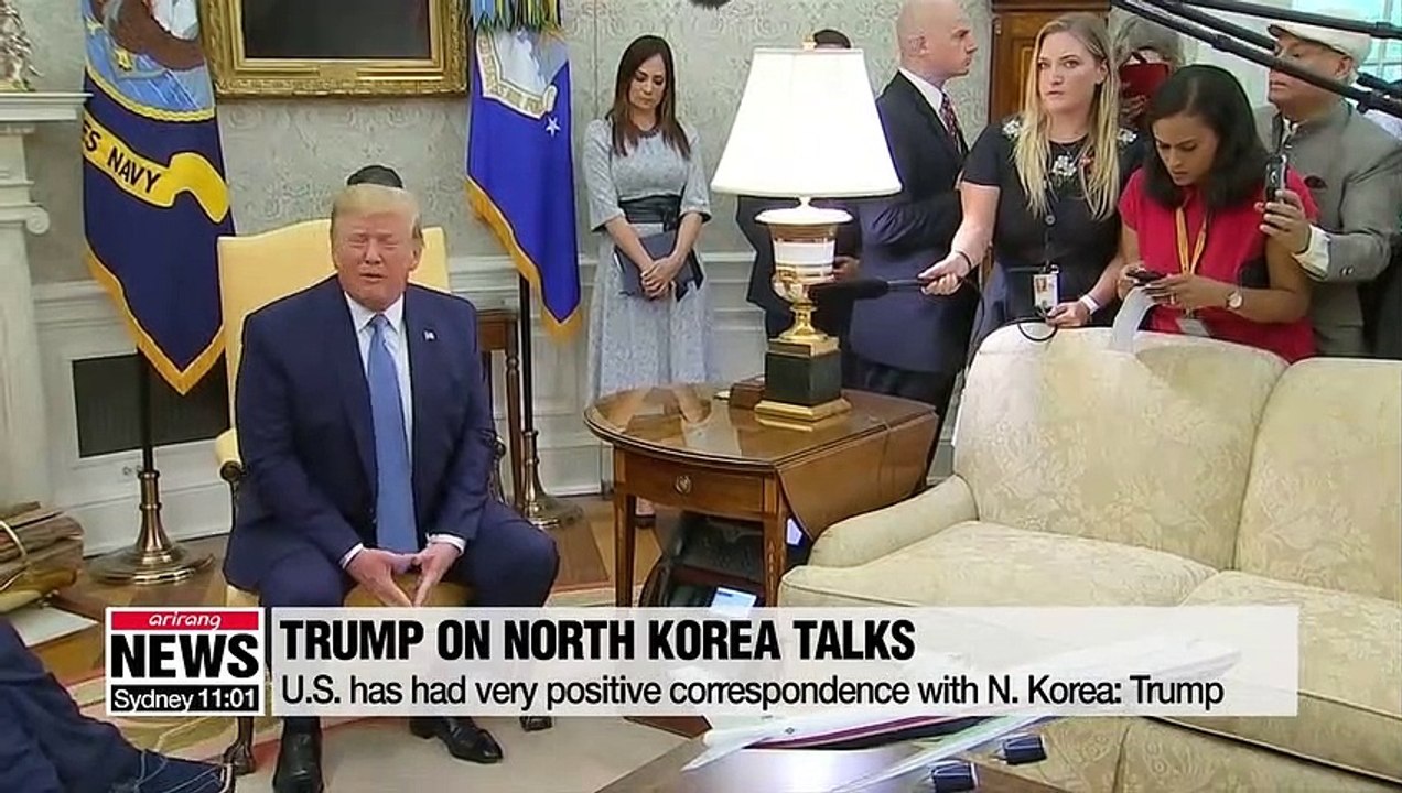 U.S. has had very positive correspondence with N. Korea: Trump