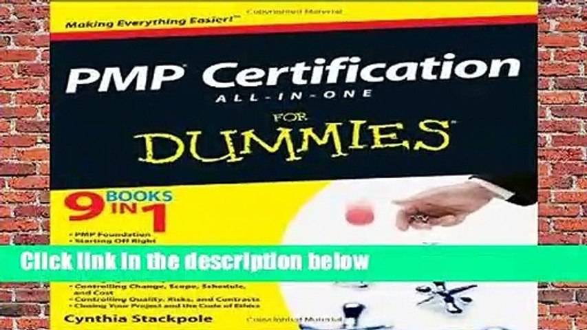 [FREE] PMP Certification All-in-One Desk Reference For Dummies