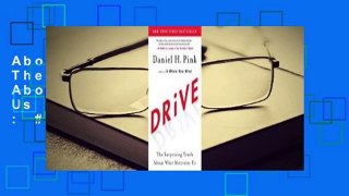 About For Books  Drive: The Surprising Truth About What Motivates Us  Best Sellers Rank : #1