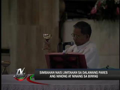 Catholics told: 1 pair of godparents only