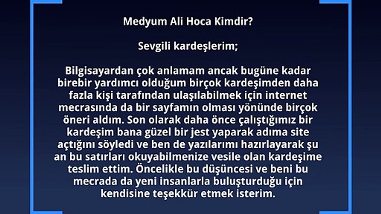 medyum ali