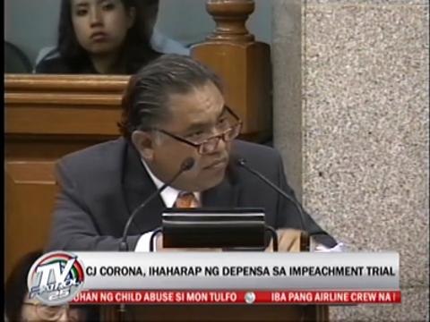 Corona to face impeachment court