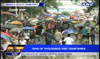 Thousands troop to Metro Manila cemeteries