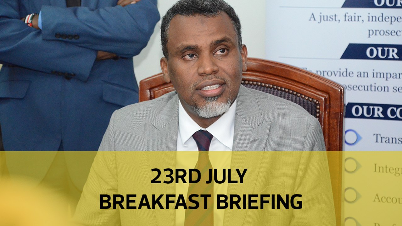 Haji stabs Ruto | Is Treasury jinxed? | Sonko’s dog tax: Your Breakfast Briefing