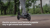 Electric Scooters Popular Transportation To Commute