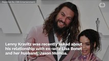 Lenny Kravitz Expresses Love For Ex-Wife's New Husband, Jason Momoa