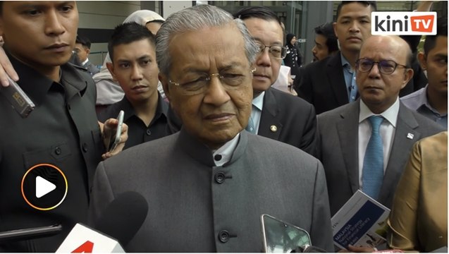 Media tanya Dr M ulas kenyataan isu video seks di blog