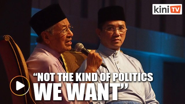 Dr Mahathir denies defending Azmin, wants sex video 'mastermind' to be punished