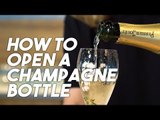 How To Open A Champagne Bottle With A Saber/Knife