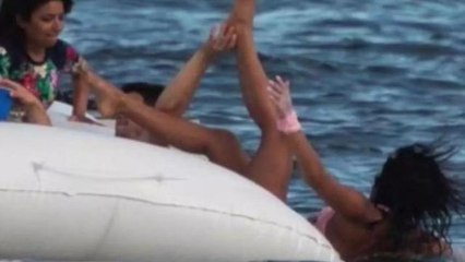 Priyanka Chopra's husband Nick Jonas pushes her in water; Check Out | FilmiBeat