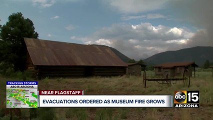 Evacuations ordered as Museum Fire grows near Flagstaff