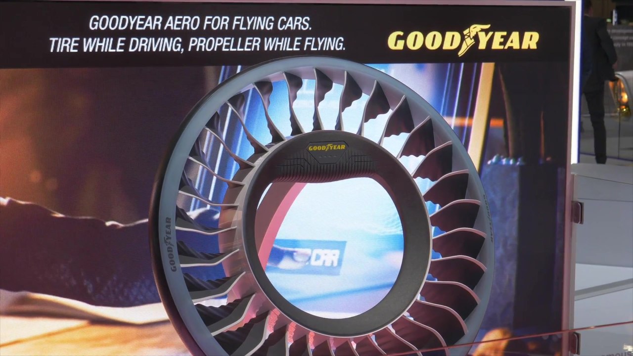 Genf 2019 - Goodyear präsentiert den AERO - Einen Reifen zum Abheben