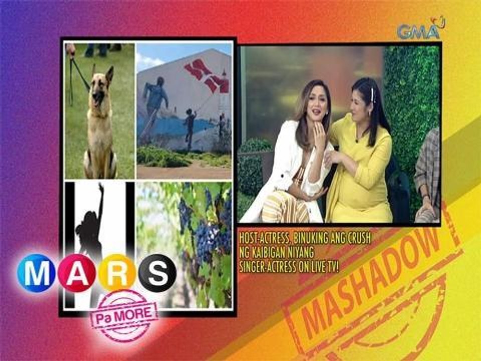 Mars Pa More: Host-actress, may ibinulgar tungkol sa kaibigan niyang singer-actress! | Mars Mashadow