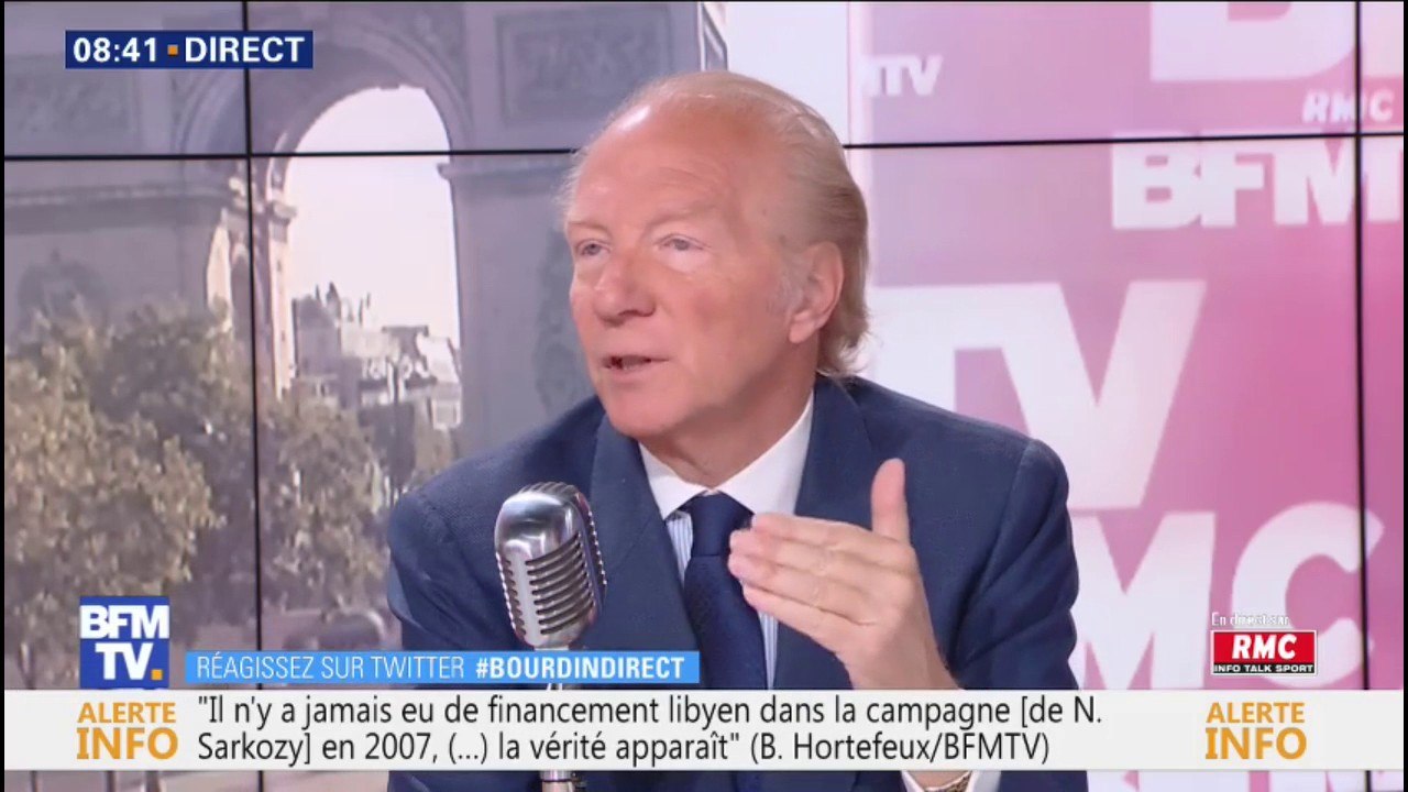 Brice Hortefeux n'a "aucune sympathie" pour François de Rugy, mais "en a assez de cette chasse à l'homme perpétuelle"