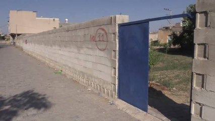 Ceylanpınar'da roketin düştüğü ev