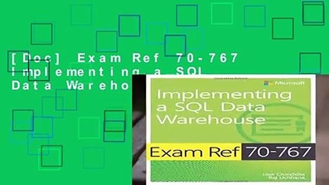 [Doc] Exam Ref 70-767 Implementing a SQL Data Warehouse