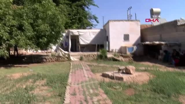 ŞANLIURFA Ceylanpınar da roketin düşytüğü evden GÜNDÜZ GÖRÜNTÜLERİ- EK 1