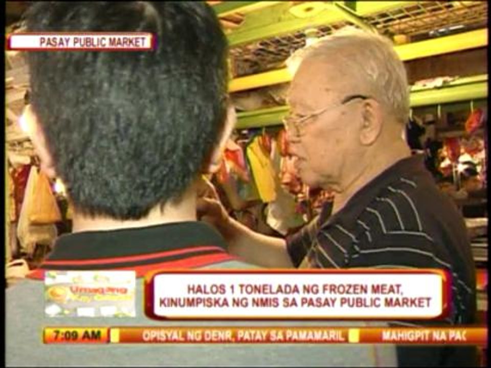 1 ton of 'mishandled' meat seized in Pasay