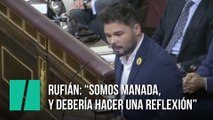 Rufián a Sánchez sobre cómo les ignoró en su debate: 
