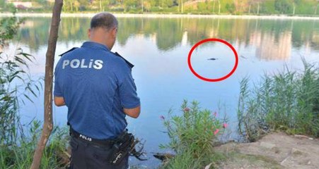 Nehirdeki cesedi fark eden vatandaşlar, hemen polise haber verdi
