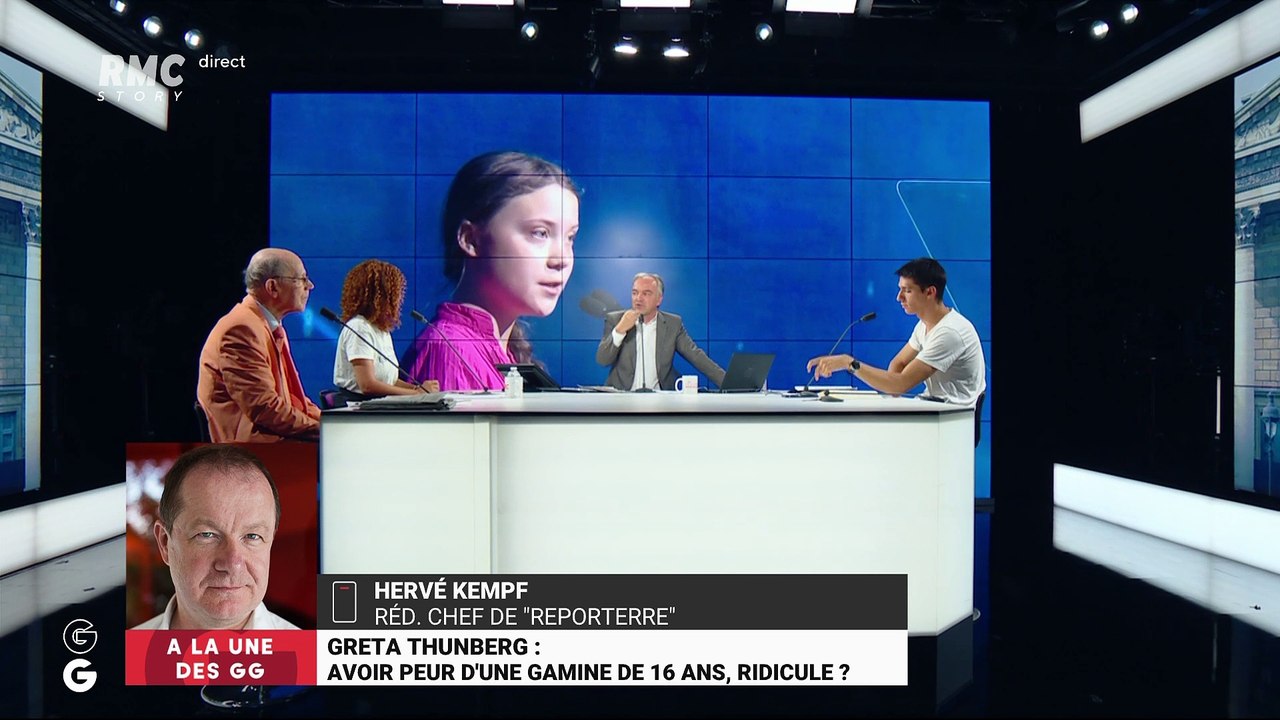 A la Une des GG : Avoir peur de Greta Thunberg, une gamine de 16 ans, ridicule ? - 23/07