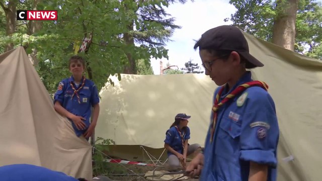 Yvelines : 20.000 scouts débarquent à Jambville en pleine canicule