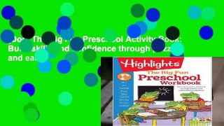 [Doc] The Big Fun Preschool Activity Book: Build skills and confidence through puzzles and early