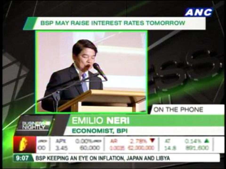 BPI economist expects rate hike of at least 25%