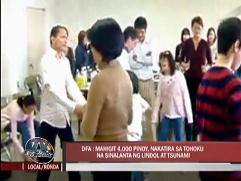 ‘More than 4,000 Pinoys live in places hit by quake in Japan’