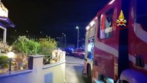 Sassari - Incendio in una casa a Lu Bagnu, fiamme spente dai vigili (23.07.19)
