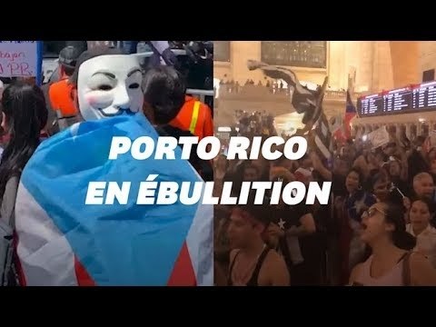 De Porto Rico à New York, les Portoricains mobilisés contre leur gouverneur
