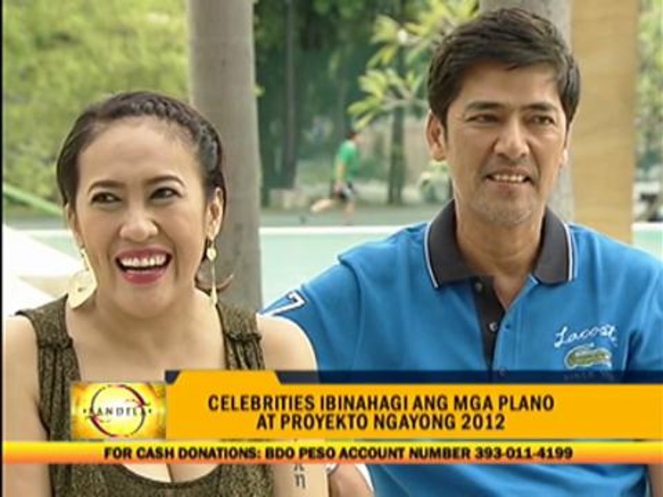 Celebrities share plans, projects for 2012