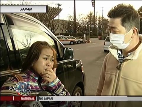 Bus sent by embassy to fetch Pinoys arrive in Fukishima