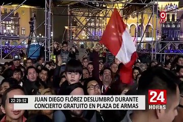 Juan Diego Flórez deleitó y deslumbró a asistentes de Serenata al Perú