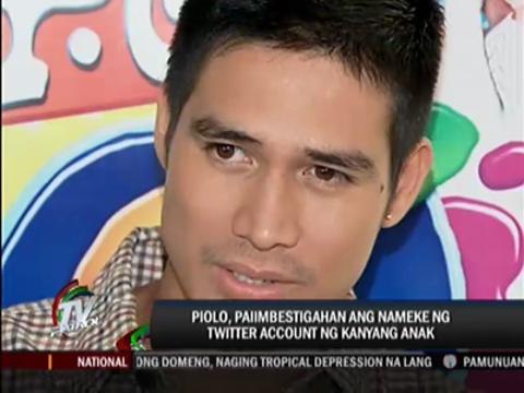Piolo wants probe over ‘tweets’ attributed to son