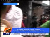 Mayor Sara Duterte punches sheriff during demolition