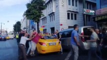 İstanbul'da taksici dehşeti! Yolcuya bıçakla saldırdı...
