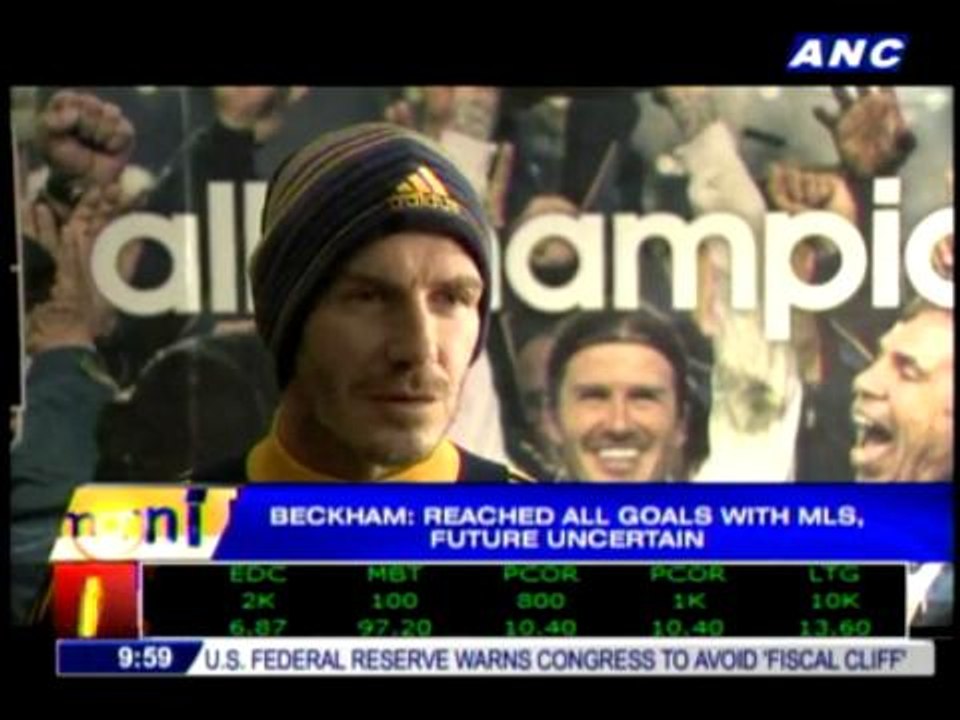 Beckham says he reached all goals with MLS