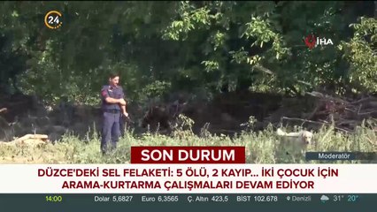 Düzce'deki sel felaketi