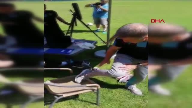 SPOR Başkan Ağaoğlu, o ayakkabıları Abdülkadir'e imzalattı